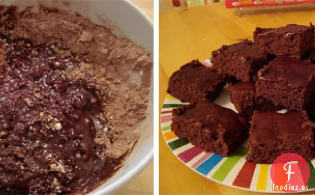Cocina De Las Brillos: Brownies De Chocolate Negro Y Cereza