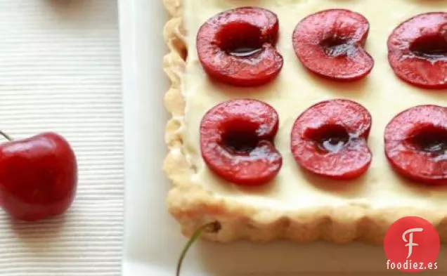 Tarta de Crema de Cereza y Coco