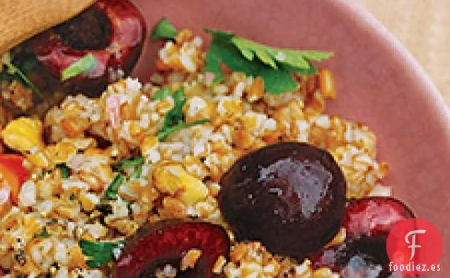 Ensalada De Bulgur Con Cerezas