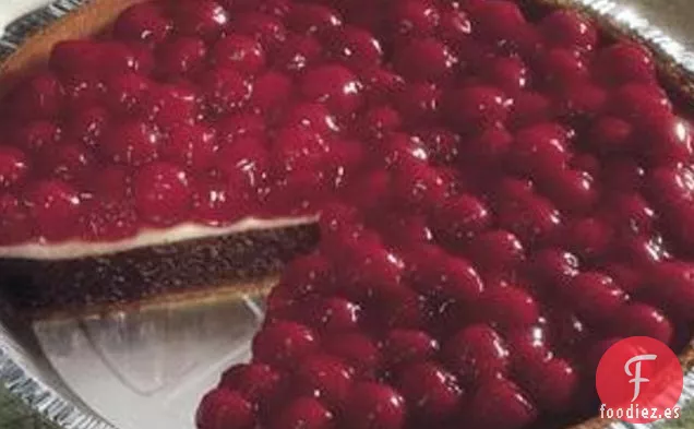 Tarta de Queso con Cereza y Chocolate