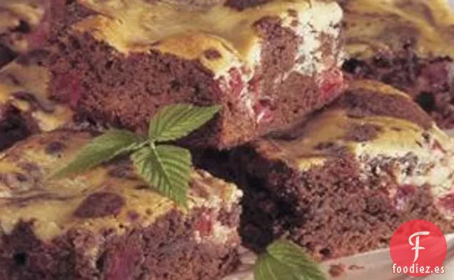 Brownies de Cereza Jaspeada