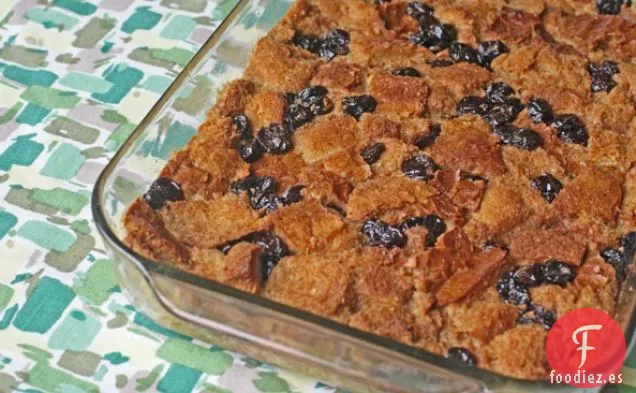 Budín de Pan de Cereza y Naranja Sin Gluten