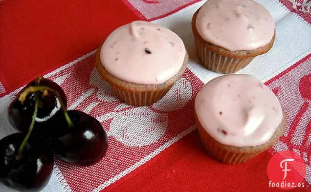 Mini Cupcakes de Cereza