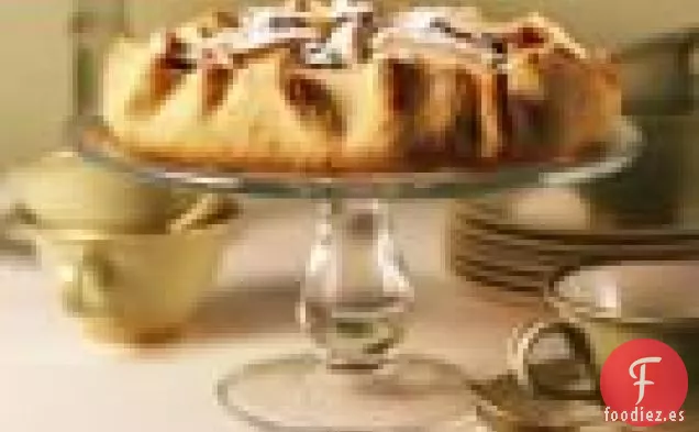 Tarta De Manzana Brandy De Estilo Rústico Y Cereza Seca