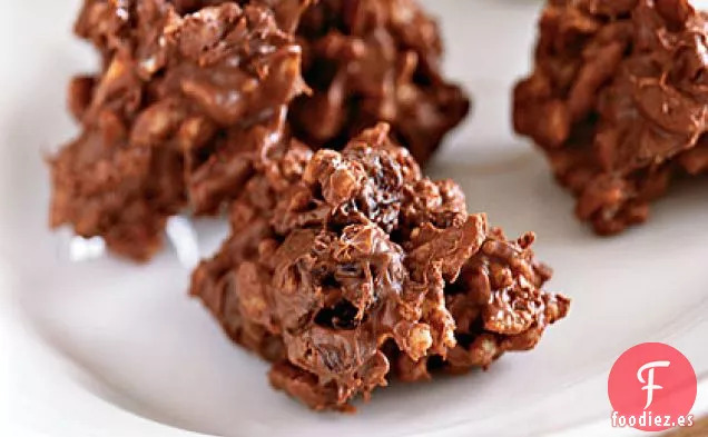 Patatas Fritas con Chocolate y Almendras y Cereza