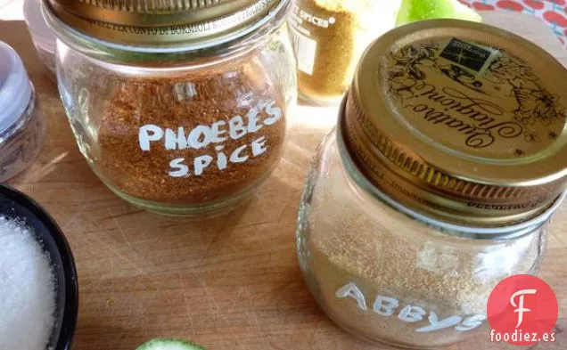 Camarones Picantes Con Yogur