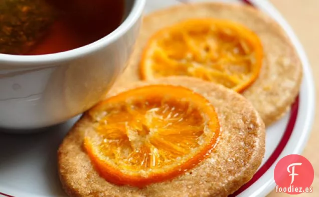 Galletas De Cinco especias Con Naranjas Confitadas