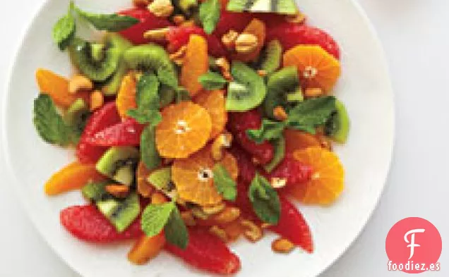 Ensalada De Cítricos Con Anacardos Y Menta
