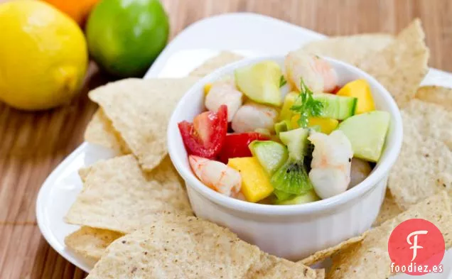 Ceviche de Camarones Tropicales