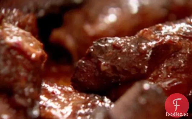 Costillas Dulces y Pegajosas