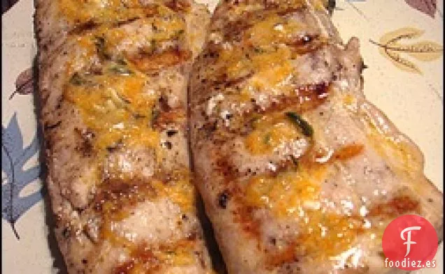 Wahoo a la Parrilla y Mantequilla de Naranja