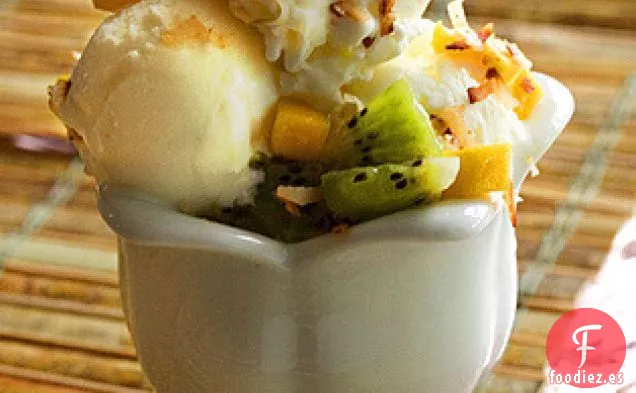 Receta de Yogur Helado de Coco