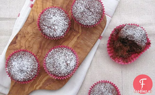 Muffins de Coco, Frambuesa y Chocolate