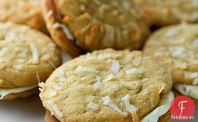 Galletas de Bola de Nieve de Coco