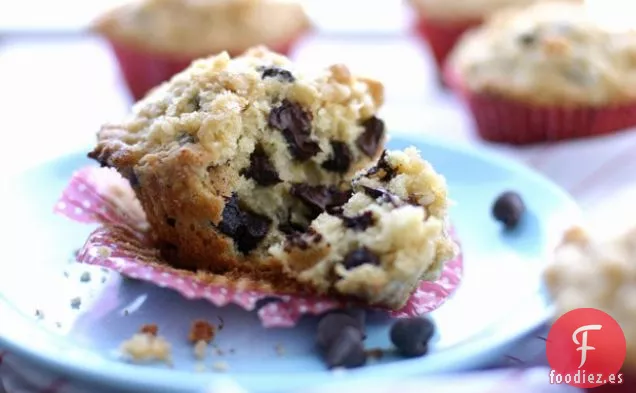 Muffins De Chispas De Chocolate Con Streusel De Coco