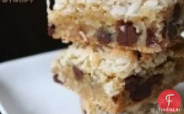 Blondies con Trozos de Chocolate y Coco