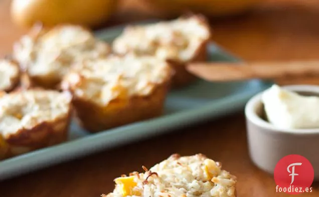 Muffins de Coco, Mango Y Avena