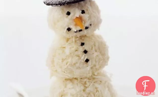 Muñecos de Nieve de Coco