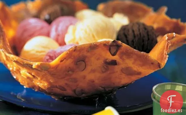 Tazón de Caramelo de Coco y Almendras