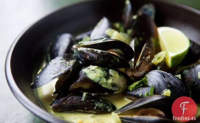 Mejillones al Curry de Coco