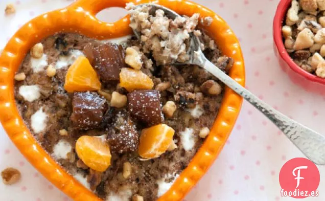 Avena De Coco Al Horno Con Relleno De Nueces De Pimienta