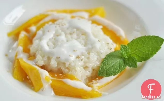 Cómo Hacer Mango Tailandés Con Arroz Pegajoso De Coco