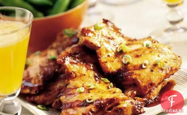 Pollo con Coco Pegajoso