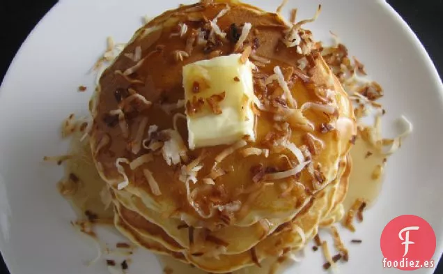 Tortitas de Coco con Chocolate Blanco
