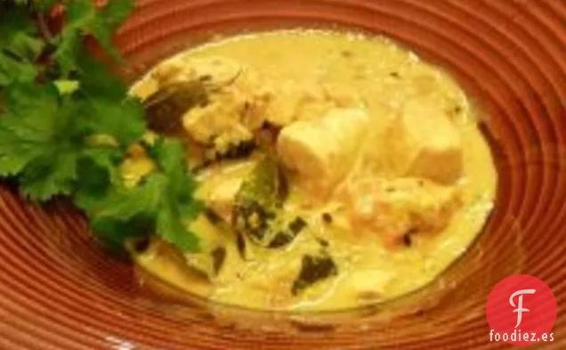 Pollo al Curry de Coco