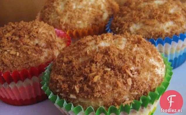 Magdalenas De Coco Con Cobertura De Streusel