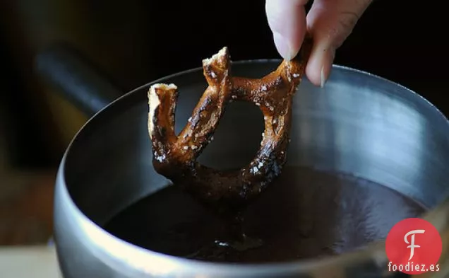 Cajeta de Coco y Fondue de Chocolate