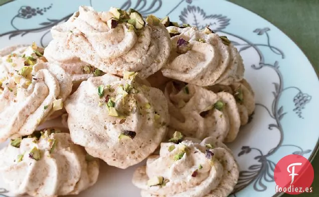 Merengues de Coco y Pistacho