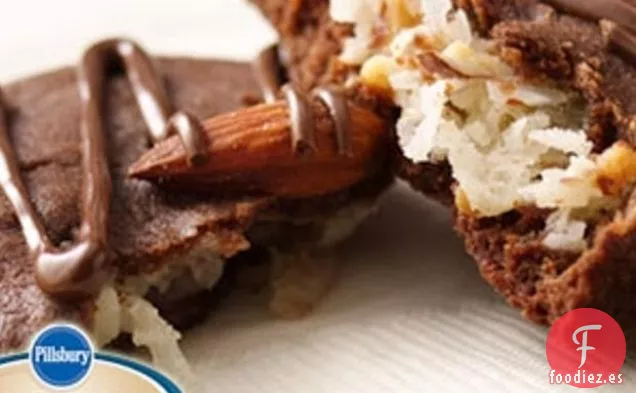 Delicias de chocolate rellenas de coco