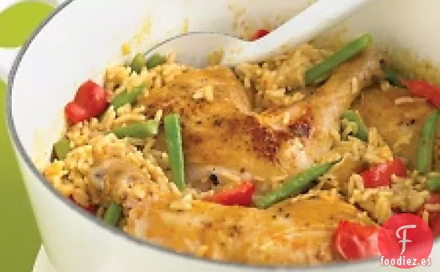 Cazuela de Pollo con Coco Picante