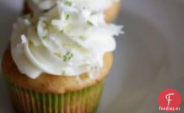 Cupcakes de coco y lima