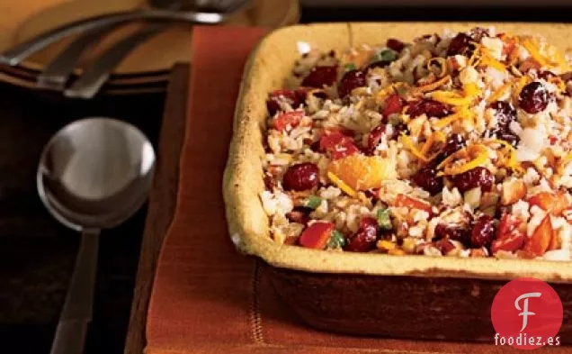 Aderezo de Arroz Basmati con Frutas Secas, Almendras Tostadas y Coco
