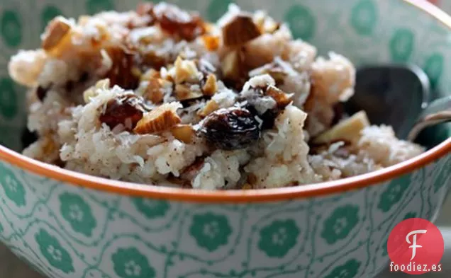 Arroz con Leche de Coco y Almendras de cocción lenta