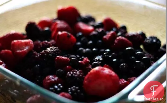 Crumble de Bayas Mixtas de Coco