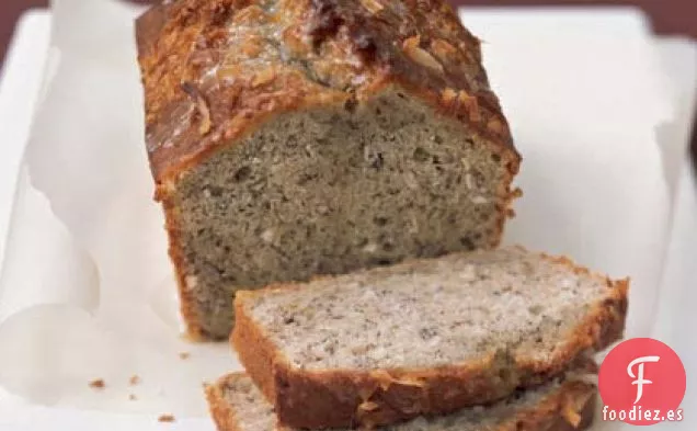 Pan de Coco y Plátano con Glaseado de Lima