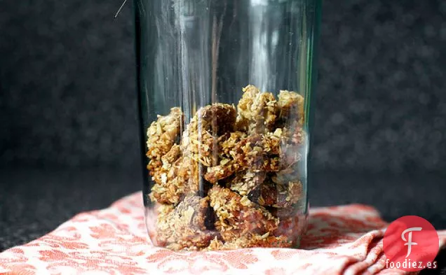 Nueces con costra de granola