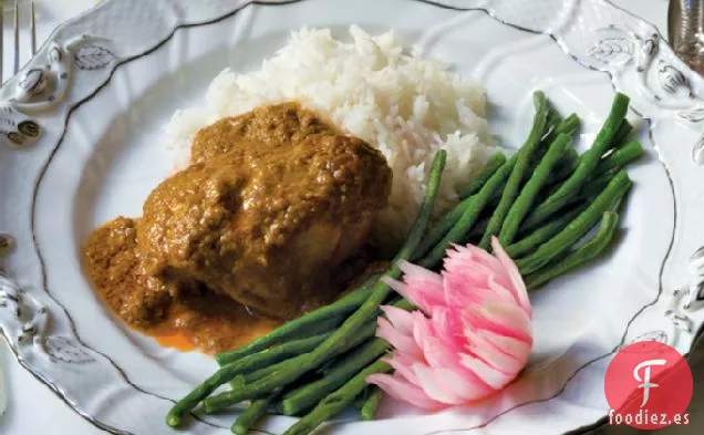 Pollo al Curry y Coco Rendang