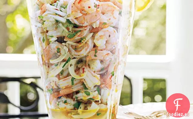 Camarones en Escabeche Picantes