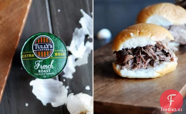 Carne Asada De Ajo Y Café De Cocción Lenta