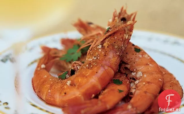 Camarones con Ajo y Limón