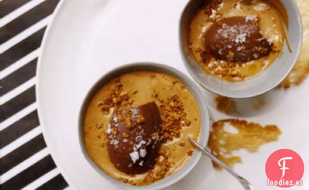 Cremoso de Chocolate con Leche con Parfait de Espresso