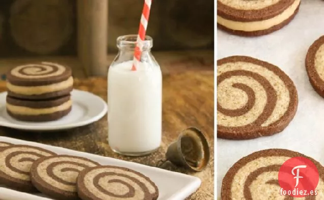 Galletas de Moca en Espiral