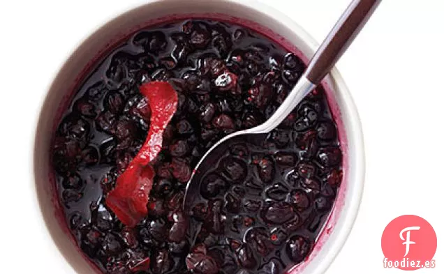 Salsa de Arándanos con Ginebra