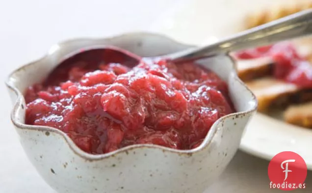 Salsa de Arándanos con Especias