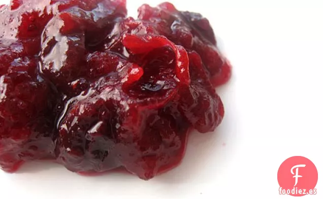 Salsa De Arándanos Con Semillas De Naranja E Hinojo