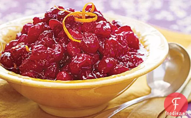 Salsa de Arándanos y Jengibre